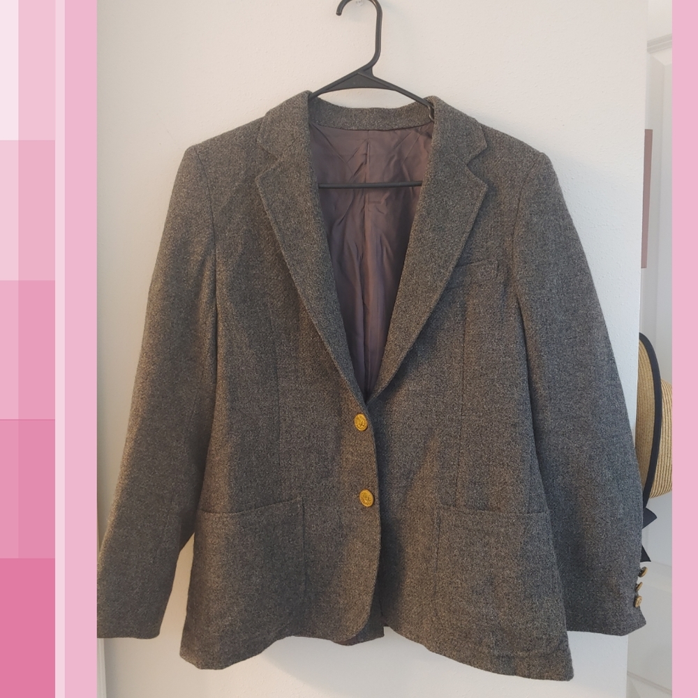 100% Wool Blazer Vintage